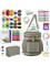 Crochet Kit for Beginners with Yarn, 21 Hooks Knitting Kit Bag with Instructions and Video Tutorials